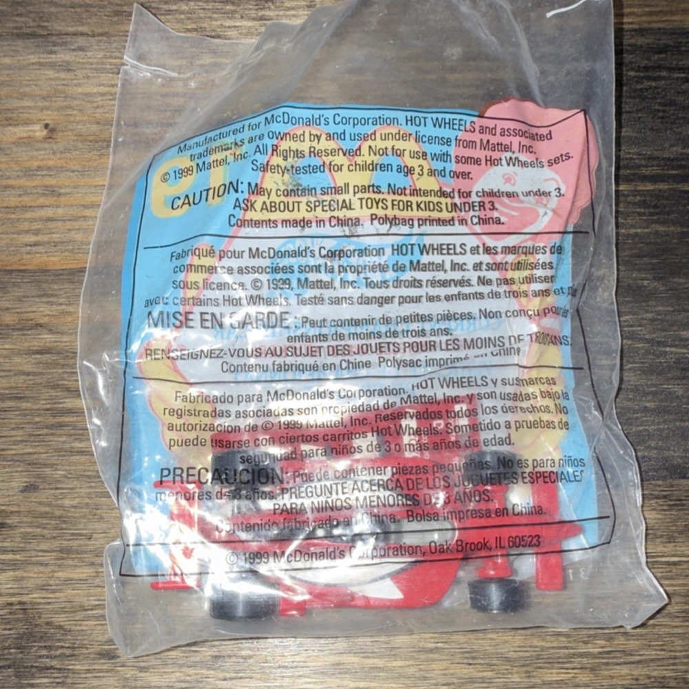 Hot Wheels McDonald's Happy Meal Toy Lot - 1999 NIP - Picture 11 of 11